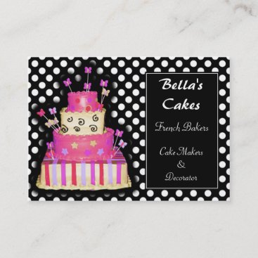 Cake makers business Cards