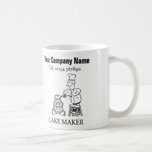 Cake Making Services Cartoon Mug