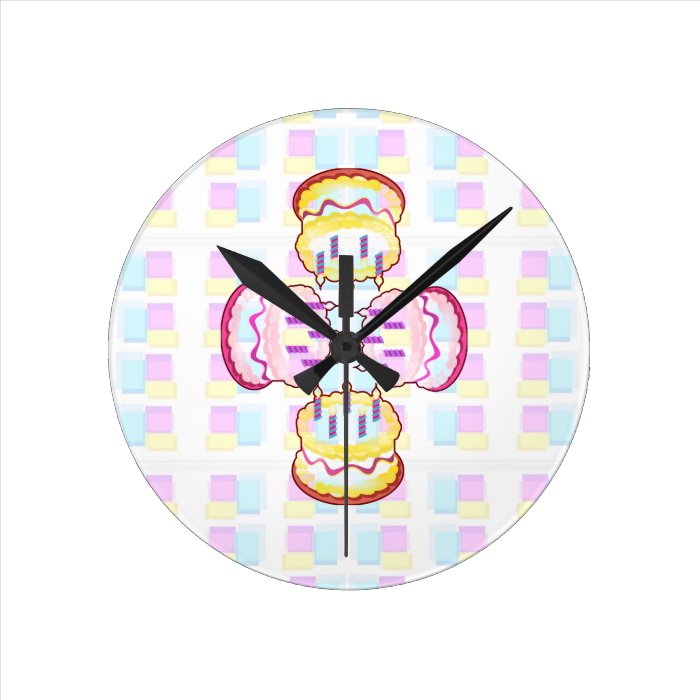 CAKE MANIA   KIDS would like PLAY with CAKES Wallclock