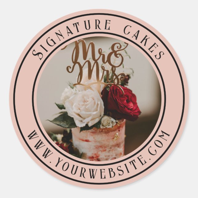 Cake Packaging Sticker (Front)