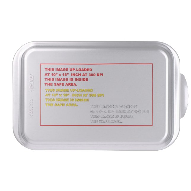 Cake Pan 9” x 13” x 3”. Nordic Ware (Front)