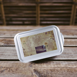 Cake Pan and Cover Sunflower Recipe Bake and Share