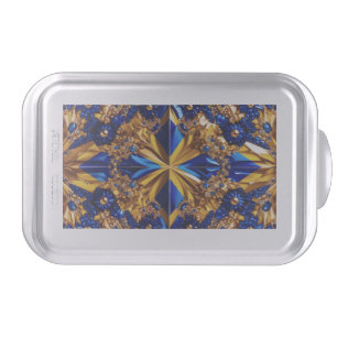 Cake pan with Sweden Colors Design