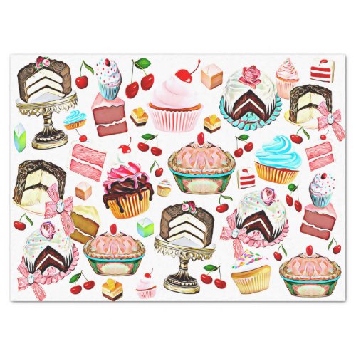 Cake Patisserie Pastry Cupcake Petit Four Tissue Paper