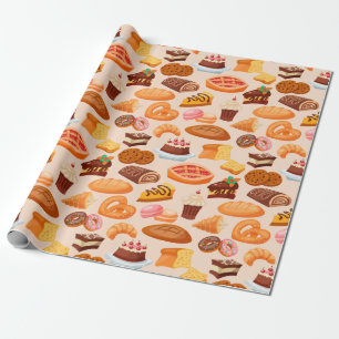 Cake Pattern Wrapping Paper