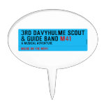 3rd Davyhulme Scout & Guide Band  Cake Picks