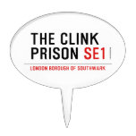 the clink prison  Cake Picks