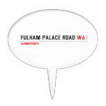 Fulham Palace Road  Cake Picks