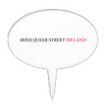 IRISH QUEER STREET  Cake Picks