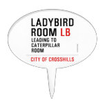 Ladybird  Room  Cake Picks