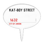KAT-BOY STREET     Cake Picks