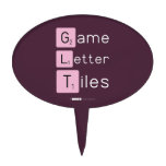 Game
 Letter
 Tiles  Cake Picks