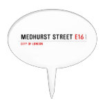 Medhurst street  Cake Picks