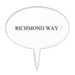 Richmond way  Cake Picks