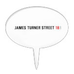 James Turner Street  Cake Picks