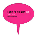 land of trinity  Cake Picks