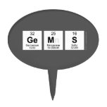 GEMS  Cake Picks