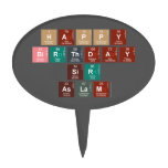Happy
 Birthday
  Sir 
 Aslam  Cake Picks