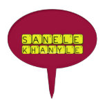 
 SANELE
 KHANYLE  Cake Picks