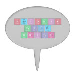 Periodic
 Table
 Writer  Cake Picks