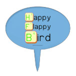 Happy
 Flappy
 Bird  Cake Picks