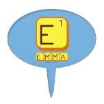 E
 EMMA  Cake Picks