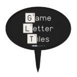Game
 Letter
 Tiles  Cake Picks