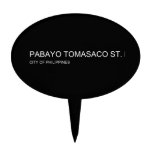 pabayo tomasaco st.  Cake Picks