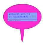 Rhianna hollis 10 elderberry  Cake Picks