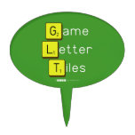 Game
 Letter
 Tiles  Cake Picks
