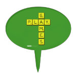       G
 PLAY
       M
       E
       S  Cake Picks