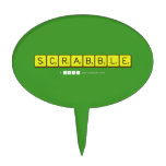 SCRABBLE  Cake Picks