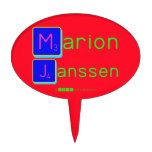 Marion
 Janssen  Cake Picks