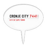 Cronje City  Cake Picks