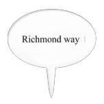 Richmond way  Cake Picks