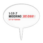 1-59-7  MIDORINO  Cake Picks