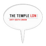 The Temple  Cake Picks
