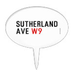 Sutherland ave  Cake Picks