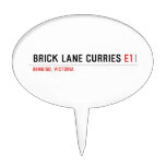 brick lane curries  Cake Picks