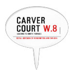 CARVER COURT  Cake Picks