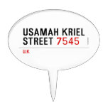 usamah kriel street  Cake Picks