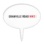 Granville Road  Cake Picks