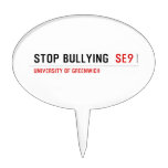 Stop Bullying   Cake Picks