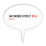 Baywood Street  Cake Picks