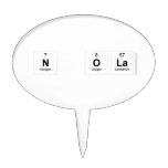 N OLA  Cake Picks