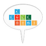  a
 darle
  atomos  Cake Picks