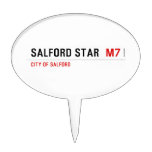 Salford star   Cake Picks