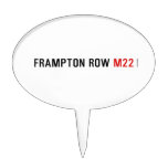 FRAMPTON ROW  Cake Picks