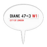 DIANE 47<3  Cake Picks