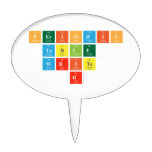 Periodic
 Table
 Write
 r  Cake Picks